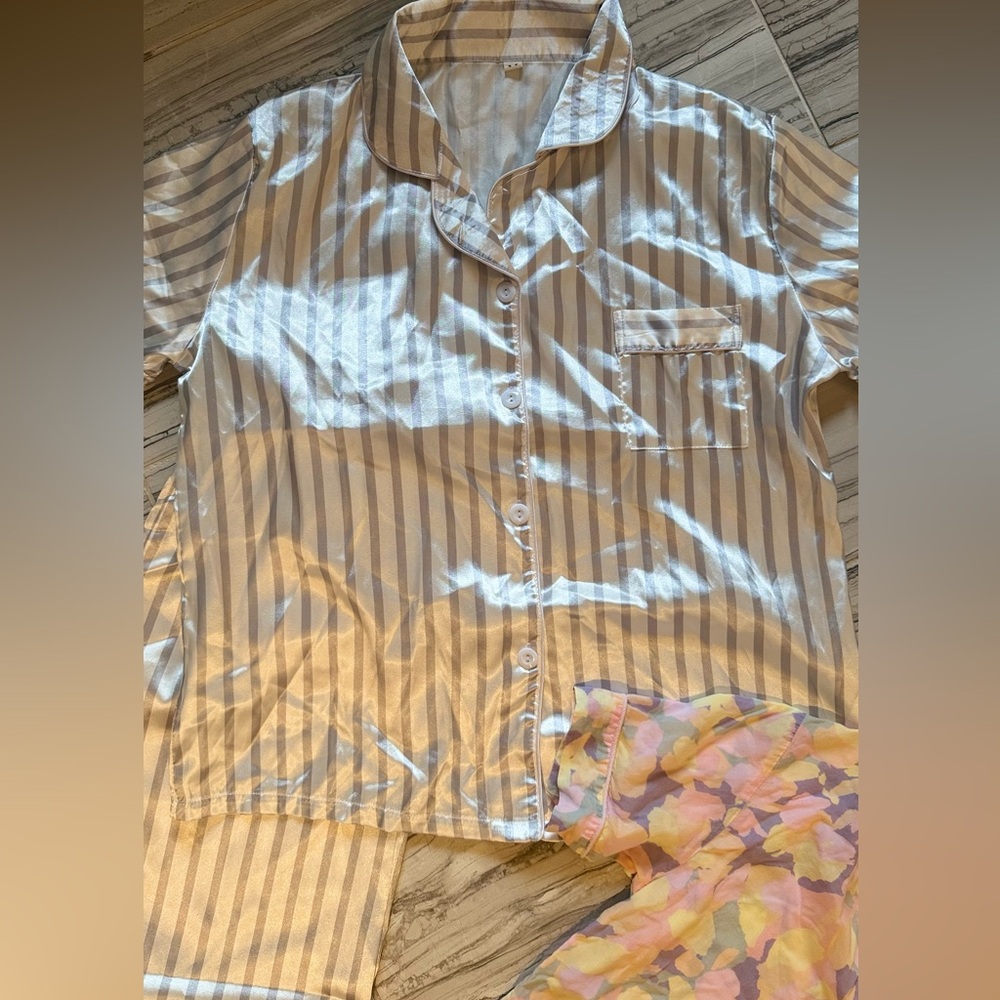 Stars Above Pastel Floral Pajama Top bundle - Picture 3 of 5